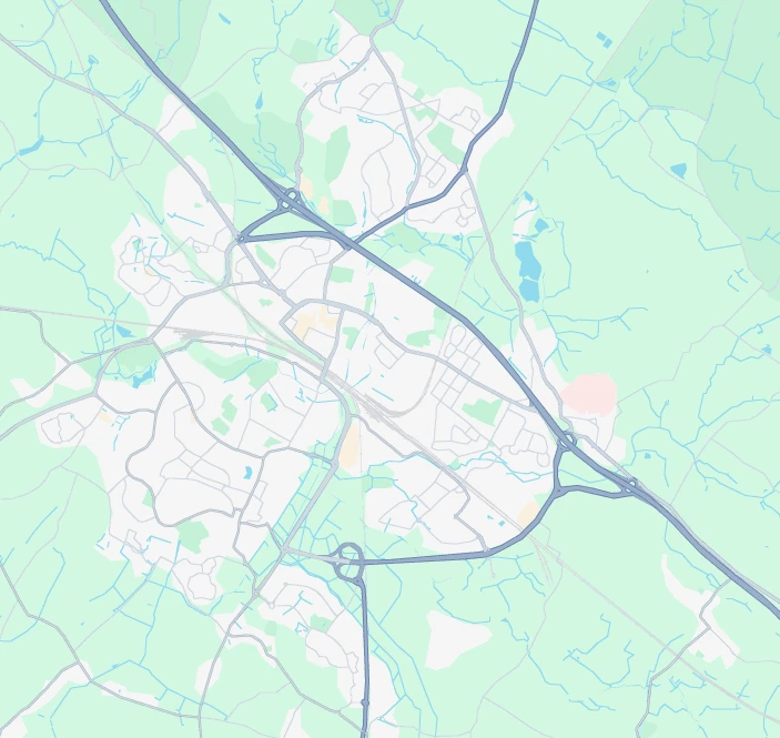 cleaners in ashford map view