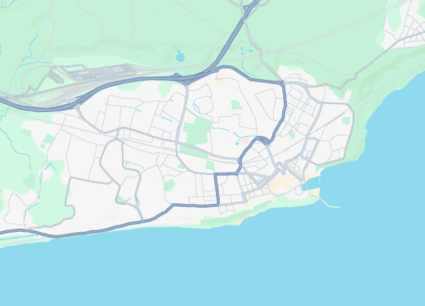 cleaners in folkestone map